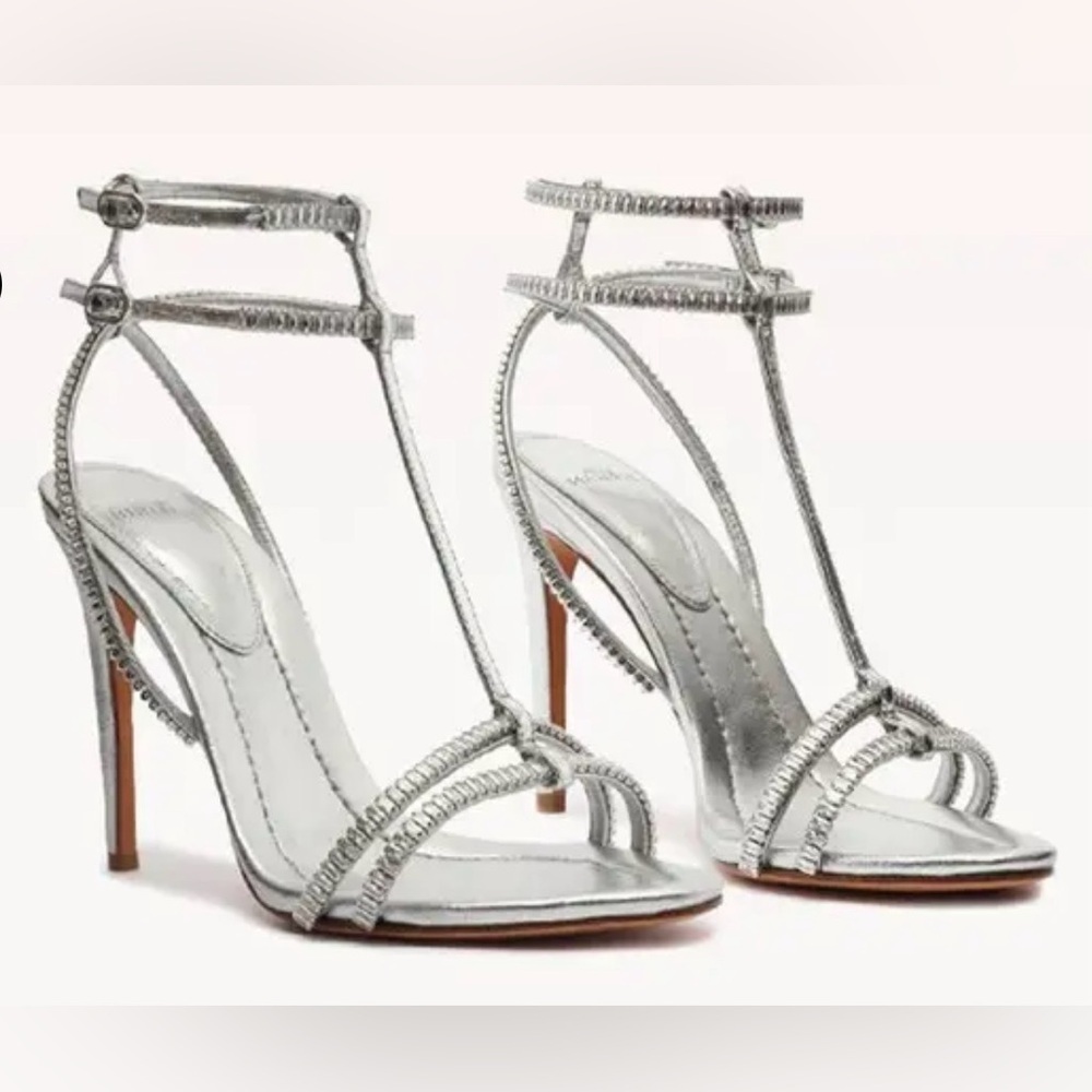 ALEXANDRE BIRMAN  Martina Crystal heels sandals 100 size 40 - Picture 2 of 10
